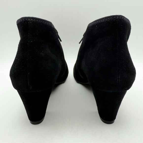 David Tate Womens Anna Bootie US 9.5 M Black Suede Ankle NIB - Picture 10 of 13